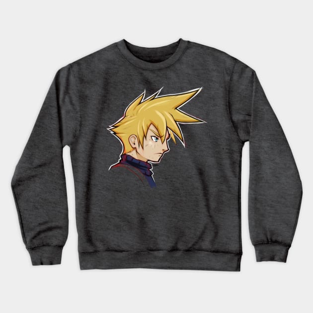 Cloud Strife Crewneck Sweatshirt by paterack